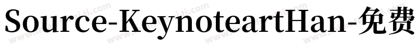 Source-KeynoteartHan字体转换