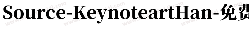 Source-KeynoteartHan字体转换