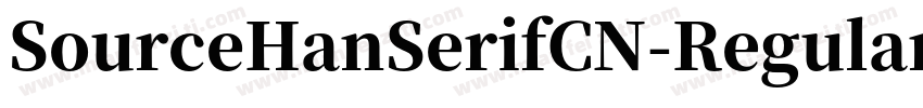 SourceHanSerifCN-Regular-GBpc-EUC-H字体转换
