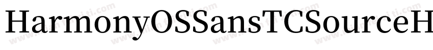 HarmonyOSSansTCSourceHanSansCNSF字体转换