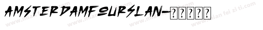 AmsterdamFourSlan字体转换