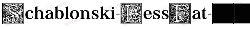Schablonski-LessFat字体转换