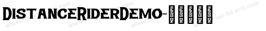 DistanceRiderDemo字体转换