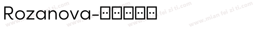 Rozanova字体转换