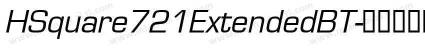 HSquare721ExtendedBT字体转换
