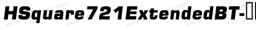 HSquare721ExtendedBT字体转换