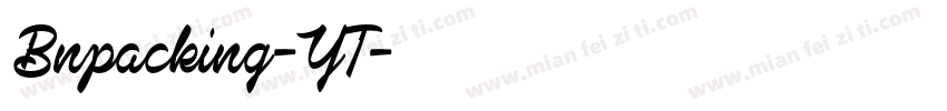 Bnpacking-YT字体转换