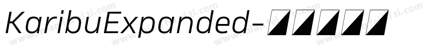 KaribuExpanded字体转换