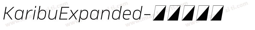 KaribuExpanded字体转换