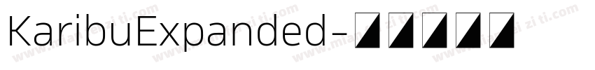 KaribuExpanded字体转换