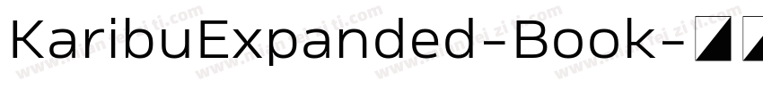 KaribuExpanded-Book字体转换