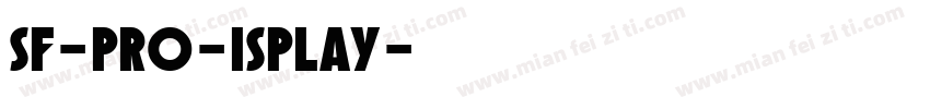 sf-pro-isplay字体转换