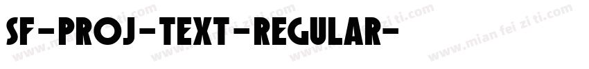 sf-proJ-text-regular字体转换