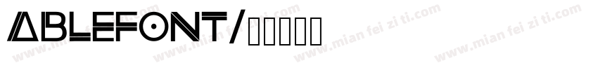 Ablefont字体转换