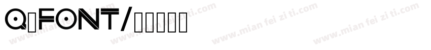QⅰFOnt字体转换