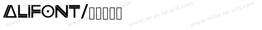 alifont字体转换
