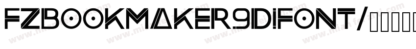 fzbookmaker9difont字体转换