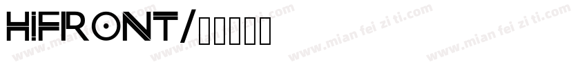 hifront字体转换