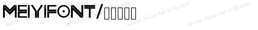meiyifont字体转换