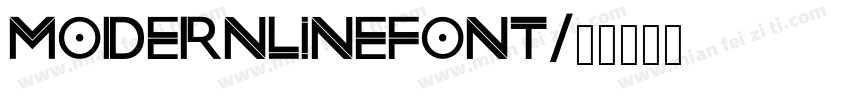 modernlinefont字体转换