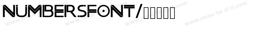 numbersfont字体转换