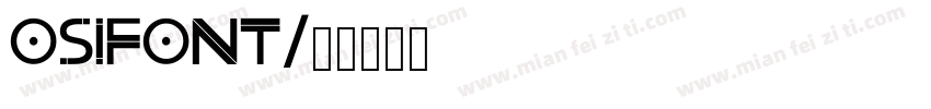 osifont字体转换