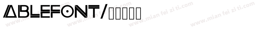 Ablefont字体转换