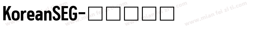 KoreanSEG字体转换