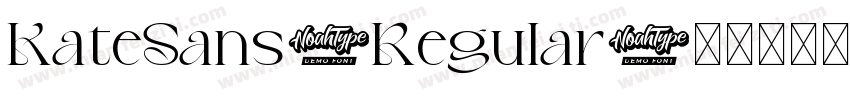 KateSans-Regular字体转换