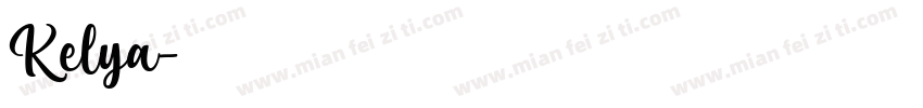Kelya字体转换