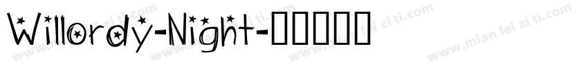 Willordy-Night字体转换