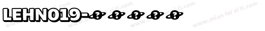 LEHN019字体转换