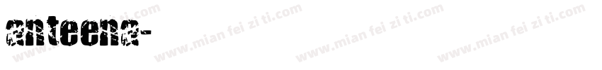 anteena字体转换