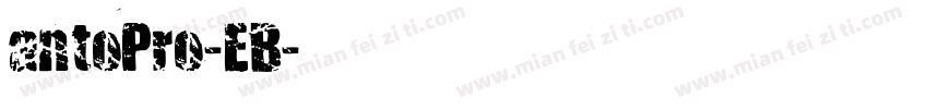 antoPro-EB字体转换