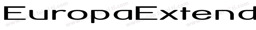 EuropaExtend字体转换