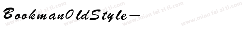 Bookman0ldStyle字体转换