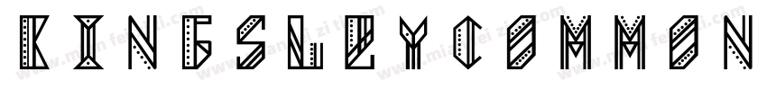 Kingsleycommon字体转换