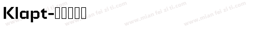 Klapt字体转换