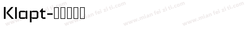 Klapt字体转换