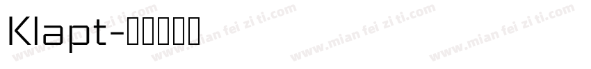 Klapt字体转换