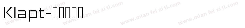 Klapt字体转换