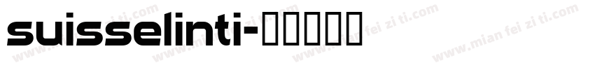 suisselinti字体转换