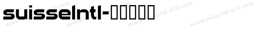 suisselntl字体转换