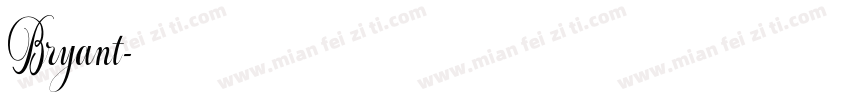 Bryant字体转换