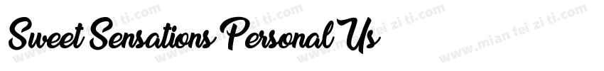 Sweet-Sensations-Personal-Us字体转换
