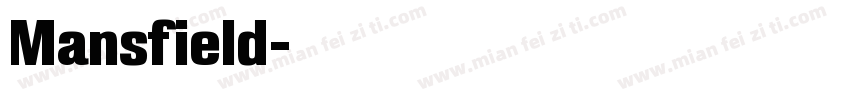 Mansfield字体转换