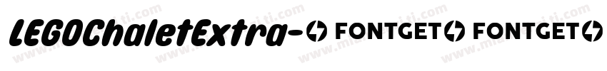 LEGOChaletExtra字体转换