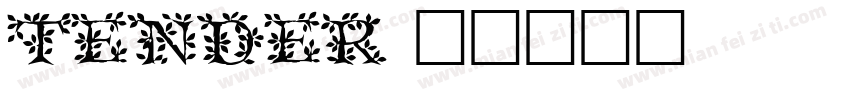 Tender字体转换