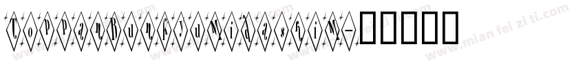 ToppanBunkyuMidashiM字体转换
