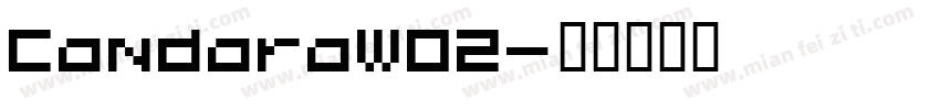 CandaraW02字体转换